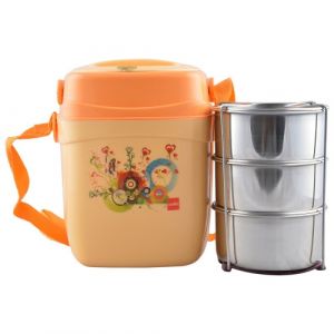 CELLO RELISH 3 INSULATED LUNCH CARRIER