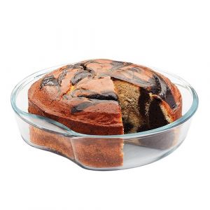 BOROSIL 1.5 LTR BAKE-N-SERVE CAKE DISH