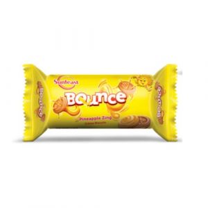 SUNFEAST BOUNCE PINEAPLE CREME BISCUITS 41GM