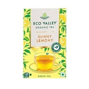 ECO VALLEY ORGANIC SUNNY LEMONY GREEN TEA 30 BAGS