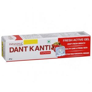 PATANJALI DANT KANTI FRESH ACTIVE GEL 80GM