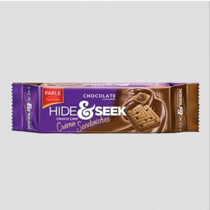 PARLE HIDE & SEEK CREME SANDWICHES CHOCOLATE COOKIE