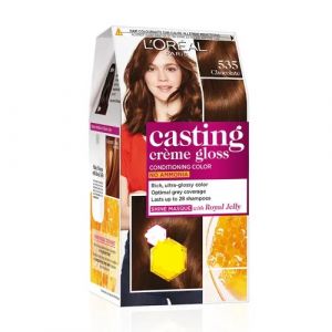 L'OREAL PARIS CASTING CREME GLOSS CONDITIONING HAIR COLOR-535 CHOCOLATE (87.5GM+72ML)