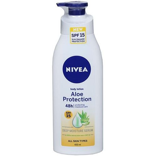 nivea aloe protection spf 15 body lotion 400 ml